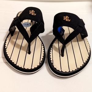 NWOT Lauren Ralph Lauren Rosalind Thong Sandals Women's Sz. 7